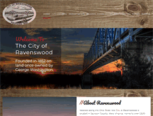Tablet Screenshot of cityofravenswood.com